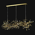 Люстра подвесная из трех частей с металлическими круглыми элементами Terzani Argent варинант исполнения - 4 | Loft Concept в Омске