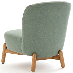 Кресло на деревянных ножках Olguin Green Chair варинант исполнения - 4 | Loft Concept в Омске