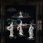 Комод в китайском стиле Chinese Black Chest of Drawers Нидерланды варинант исполнения - 2 | Loft Concept в Омске