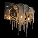 Бра с перфорированными металлическими дугами и цепочками 22 см Atlantis Chain варинант исполнения - 8 | Loft Concept в Омске