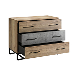 Комод с 3-мя ящиками в стиле лофт Urban Style Space варинант исполнения - 3 | Loft Concept в Омске