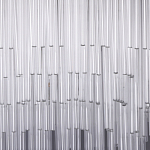 Люстра круглая с прозрачными стеклянными трубками Nembus варинант исполнения - 3 | Loft Concept в Омске