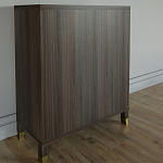 Комод Elsa Dreams Walnut Двухстворчатый  варинант исполнения - 7 | Loft Concept в Омске