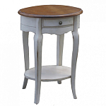 Тумба прикроватная овальная с ящиком Interiors Romance варинант исполнения - 1 | Loft Concept в Омске