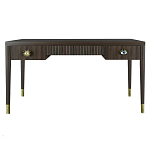 Письменный стол Elsa Dreams Walnut Шпон дерево с двумя ящиками варинант исполнения - 5 | Loft Concept в Омске