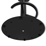 Барный стул вращающийся со спинкой и подлокотниками Douglas Rhombus Синий Велюр варинант исполнения - 7 | Loft Concept в Омске