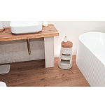 Керамический столик с деревянной столешницей "Пешка" варинант исполнения - 2 | Loft Concept в Омске