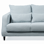 Диван Seldon с мягкими подушками голубое букле варинант исполнения - 4 | Loft Concept в Омске