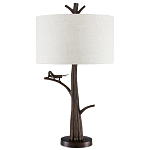 Настольная лампа с корпусом в виде ствола дерева с насекомым Twiglly варинант исполнения - 4 | Loft Concept в Омске