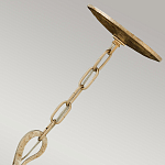 Люстра дизайнерская золотого цвета с 6-ю лампами на изогнутых рожках с текстурной поверхностью Hinkley варинант исполнения - 3 | Loft Concept в Омске