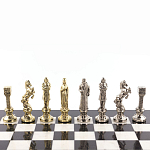 Шахматы Ренессанс с доской из натурального мрамора Decorative Thematic Chess варинант исполнения - 2 | Loft Concept в Омске