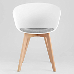 Стул из пластика с мягким сиденьем Eames варинант исполнения - 2 | Loft Concept в Омске