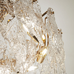 Люстра с декором из текстурированного стекла Textured Glass Chandelier 8 варинант исполнения - 4 | Loft Concept в Омске