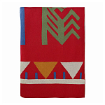 Плед хлопковый по мотивам чувашских орнаментов Ural and Siberian Patterns варинант исполнения - 5 | Loft Concept в Омске