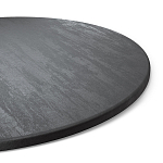 Стол обеденный с круглой столешницей черного цвета Harris Collection варинант исполнения - 3 | Loft Concept в Омске