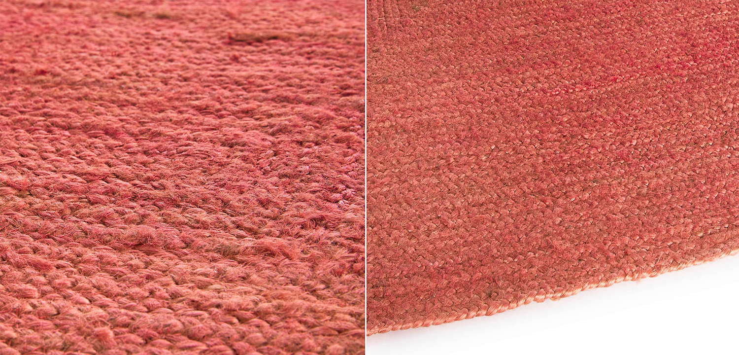 Ковер Rectangular Carpet red 100% джут Ковер Rectangular Carpet red 100% джут - Loft-Concept в Омске