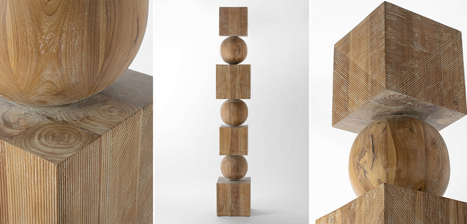 Арт-объект Art Object Squares and Balls made wood Арт-объект Art Object Squares and Balls made wood - Loft-Concept в Омске