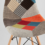 Стул с обивкой в технике пэчворк DSW варинант исполнения - 7 | Loft Concept в Омске