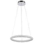 Кольцевая люстра с хрустальным декором Gilbertine Crystal Ring Chandelier варинант исполнения - 4 | Loft Concept в Омске