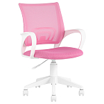 Офисное кресло с основанием из белого пластика Desk chairs Pink варинант исполнения - 1 | Loft Concept в Омске