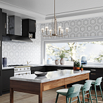  Люстра с прозрачными рифлеными цилиндрическими плафонами Kichler варинант исполнения - 26 | Loft Concept в Омске