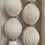 Панно на стену из хлопковых нитей White Morse Wall Hanging  варинант исполнения - 3 | Loft Concept в Омске