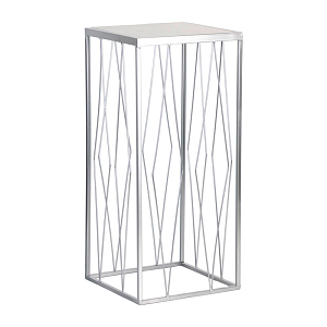 Подставка с мраморной столешницей два ромба Geometry