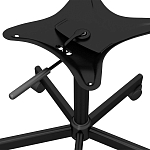 Стул с мягкой обивкой из велюра и подъемно-поворотным механизмом на колесиках Mason Green and Yellow варинант исполнения - 6 | Loft Concept в Омске