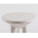 Дизайнерский журнальный стол белый на 3-х ножках в виде ступней African table варинант исполнения - 1 | Loft Concept в Омске