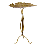 Столик приставной с столешницей Тропический лист Tropical Forest gold варинант исполнения - 1 | Loft Concept в Омске