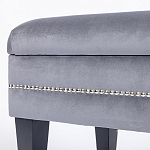 Мягкая банкетка с зоной для хранения Casket Grey варинант исполнения - 3 | Loft Concept в Омске