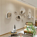 Абстрактная скульптура на стену в виде капли воды Water Outline варинант исполнения - 3 | Loft Concept в Омске