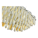 Люстра с подвесками в форме капель на серебристом каркасе Raindrop варинант исполнения - 4 | Loft Concept в Омске