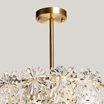 Люстра многоярусная с объемными прозрачными цветами Hanging Flowers варинант исполнения - 10 | Loft Concept в Омске