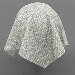 Мебельная ткань Шенилл голубой цвет 142 см T4-45 варинант исполнения - 9 | Loft Concept в Омске