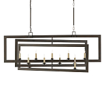 Люстра из пересекающихся прямоугольных элементов Intersecting Rectangles варинант исполнения - 2 | Loft Concept в Омске