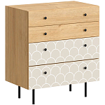 Комод с принтом на ящиках Elise Chest of Drawers варинант исполнения - 9 | Loft Concept в Омске