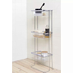 Полка напольная трехъярусная для ванной Bathroom Floor Shelf варинант исполнения - 1 | Loft Concept в Омске