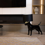 Лампа COLLECTION OF DOGS с абажуром Бультерьер варинант исполнения - 8 | Loft Concept в Омске