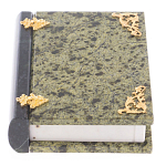 Шкатулка в виде книги из натурального камня змеевик Stone Casket варинант исполнения - 1 | Loft Concept в Омске