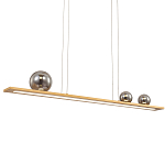 Светодиодная линейная люстра IONA Сhandelier gold 103 варинант исполнения - 1 | Loft Concept в Омске