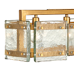 Люстра прямоугольная из толстого литого стекла Cast Glass варинант исполнения - 3 | Loft Concept в Омске