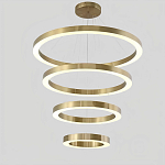 Люстра Light Ring Vertical Латунь варинант исполнения - 1 | Loft Concept в Омске