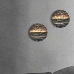 Бра в форме диска из керамогранита Eclipse of Celestial Bodies варинант исполнения - 5 | Loft Concept в Омске