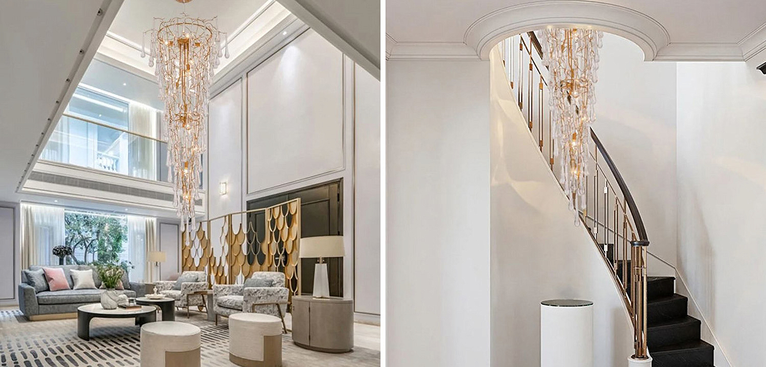 Люстра Waterfall Chandelier Crystal Drops Люстра Waterfall Chandelier Crystal Drops - Loft-Concept в Омске