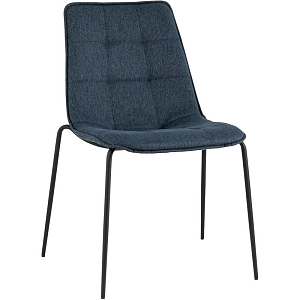 Стул Ненси Синий Цвет Ткань Рогожка