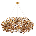 Люстра подвесная круглая с многочисленными металлическими круглыми элементами Terzani Argent варинант исполнения - 4 | Loft Concept в Омске