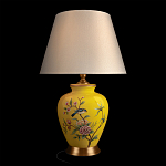 Настольная лампа желтая с изображением птиц Slip Away варинант исполнения - 8 | Loft Concept в Омске