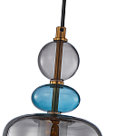 Подвесной светильник со стеклянным плафоном дымчатого цвета Prestige варинант исполнения - 4 | Loft Concept в Омске