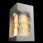 Встраиваемый в стену гипсовый светильник под покраску с колоннами и арками в античном стиле Antiquity Athena варинант исполнения - 7 | Loft Concept в Омске